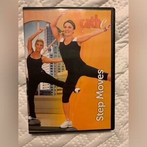 CATHE STEP MOVES DVD.  44 minute Advanced all-step workout.